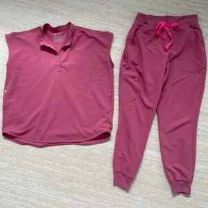 FIGS Women’s Quartz Zamora High Waisted 2.0 Scrub Set